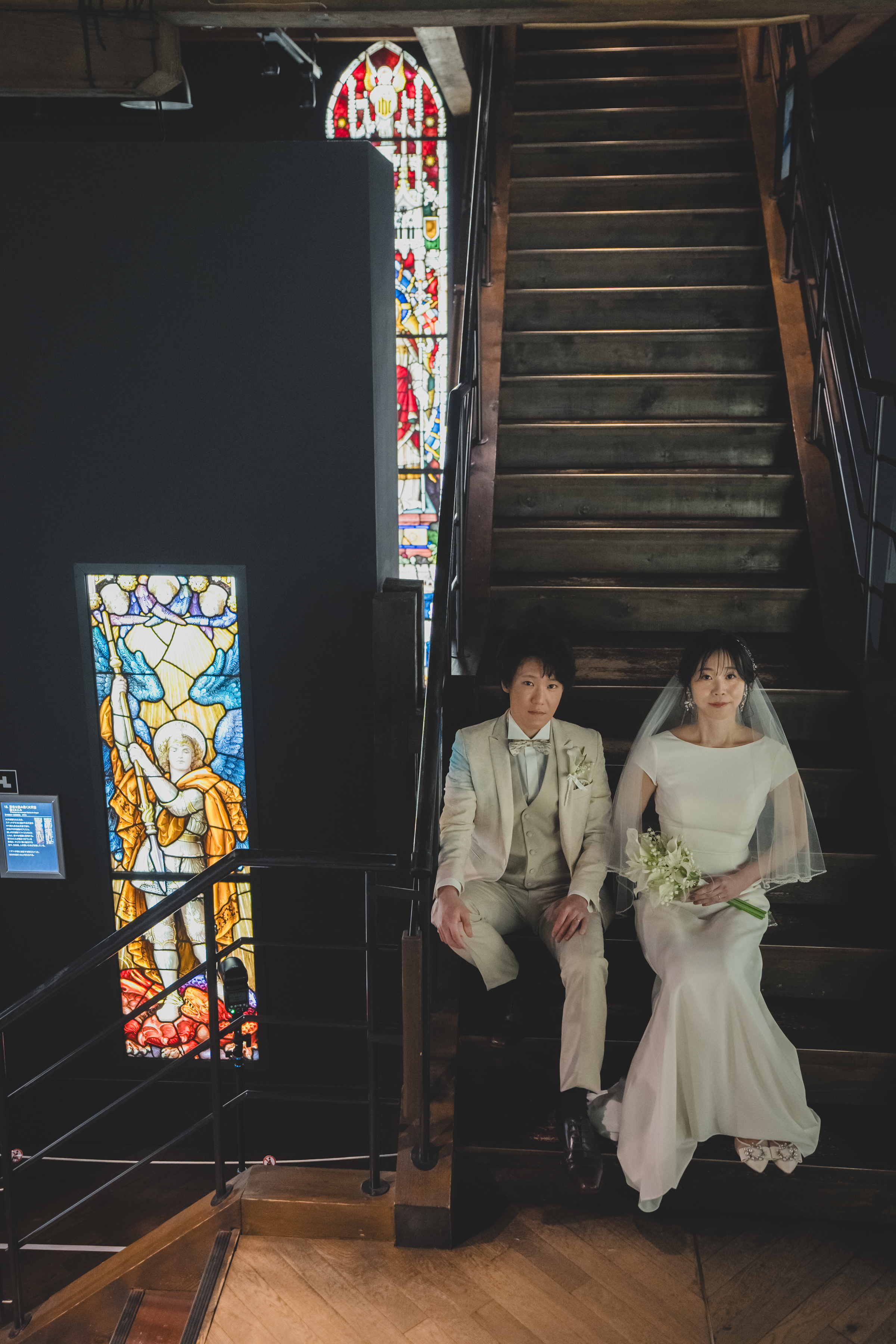 2024年4月　ニトリステンドグラス美術館でのウェディング♪